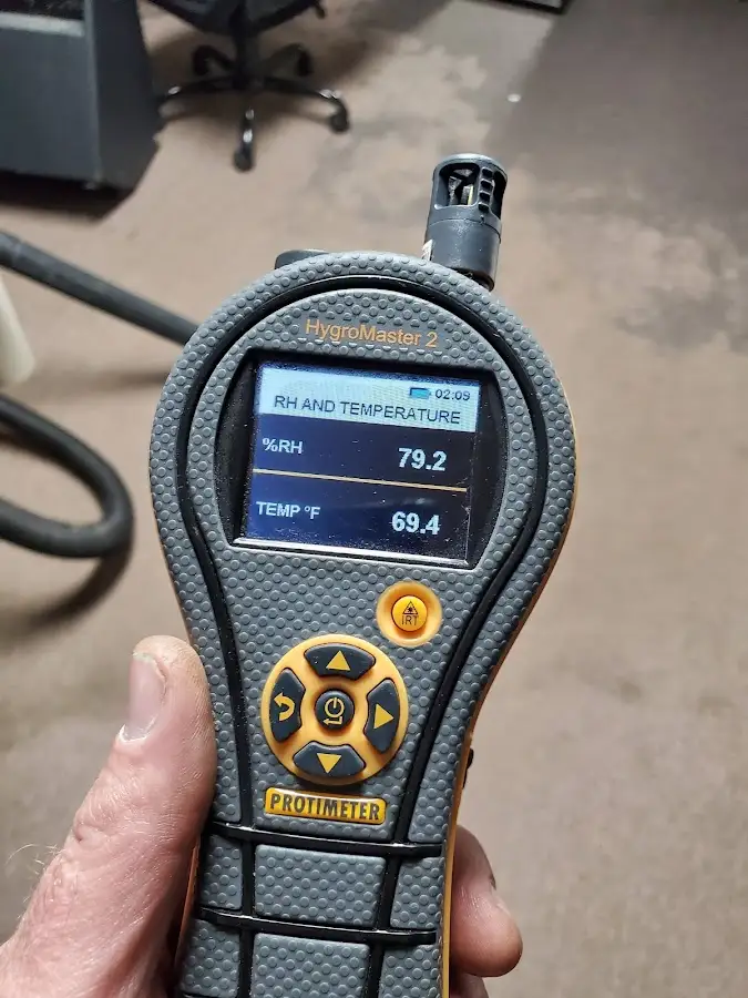 Moisture meter humidity assessment for Mold Remediation & Removal in Berkley